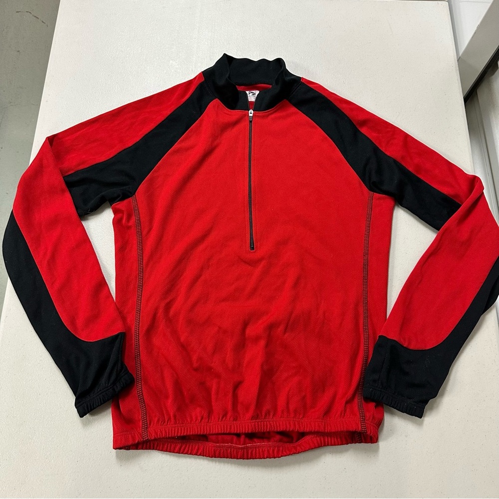 Bellwether Men’s Half Zip Long Sleeve Cycling Shirt - Medium